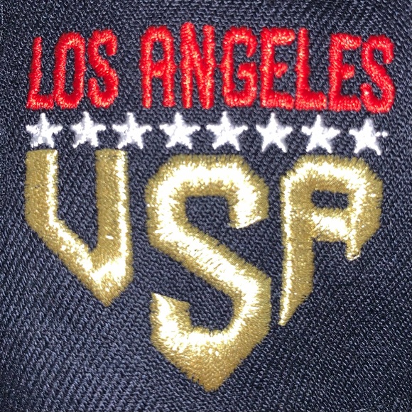 Los Angeles Dodgers New Era Navy 2023 Fourth of July 59FIFTY Fitted Hat-New - Picture 8 of 10